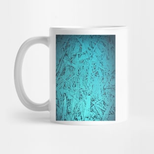 BRIGHT VIBRANT AQUAMARINE PARTICLES Mug